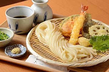 天ざるうどん