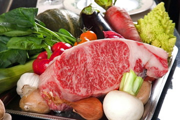 鉄板焼メニュー例