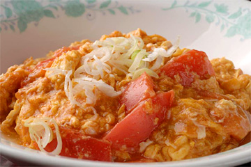 トマトと卵の炒め