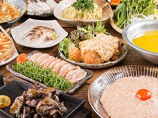 黄金スープの生つくね鍋コース