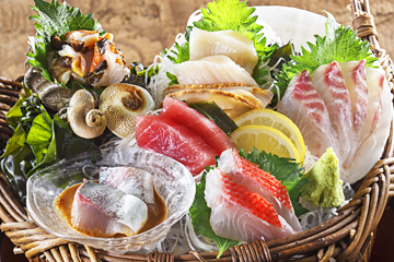 漁師の刺し盛り