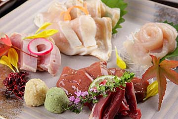 名古屋コーチンお造り盛合せ
