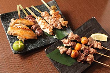 5種盛り&よくばり鶏モツ串