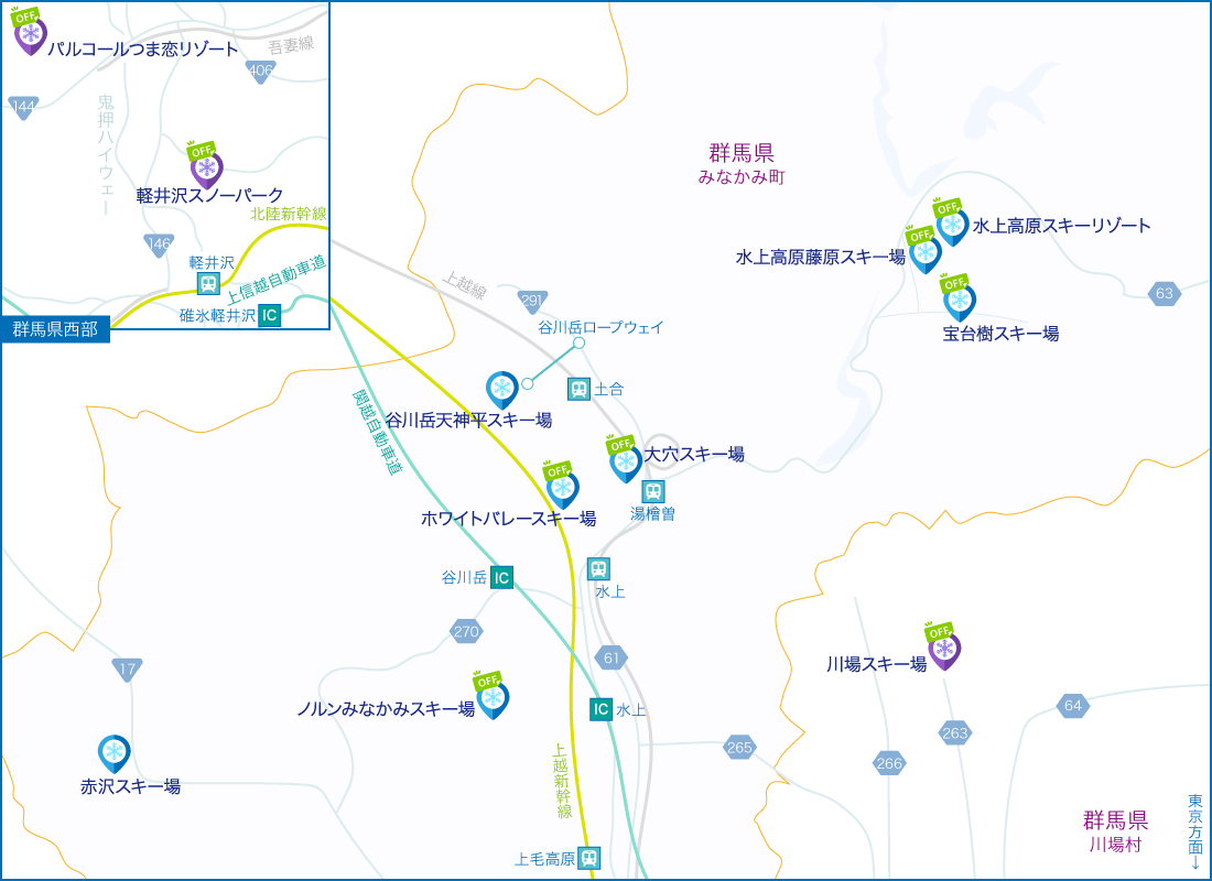 群馬県エリアMAP
