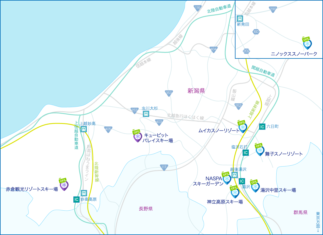 新潟県エリアMAP