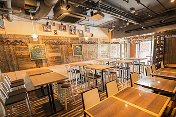 パーティにも利用しやすい店内