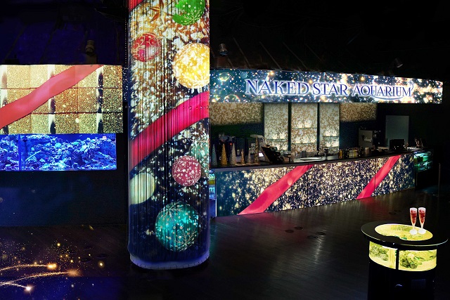 『NAKED STAR AQUARIUM -星空のクリスマス-』コーラルカフェバー「Shiny Starry Bar」
