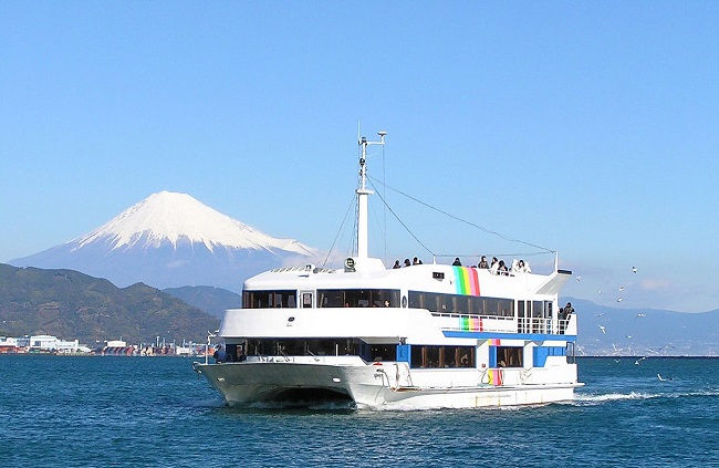 【富士山清水みなとクルーズ】出航5分でこの絶景！