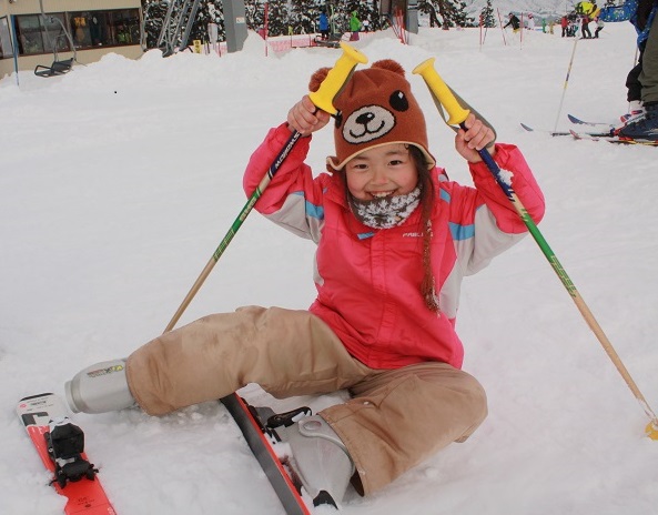 【小出スキー場】学校の授業でも使われるスキー場なので、1人練習にもピッタリ！