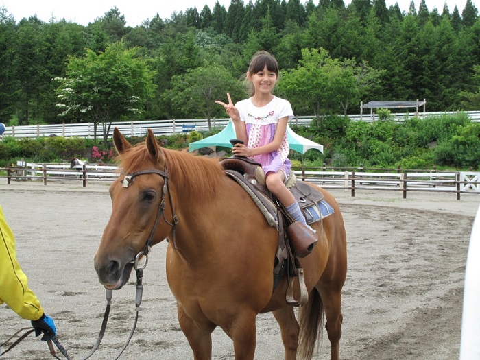 【牧歌の里】引き馬乗馬