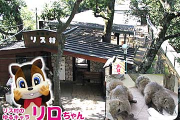 金華山 リス村